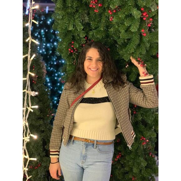 PHILOSOPHY DI LORENZO SERANFINI White Black Rhinestone Studded Wool Sweater US 6 - Picture 15 of 15